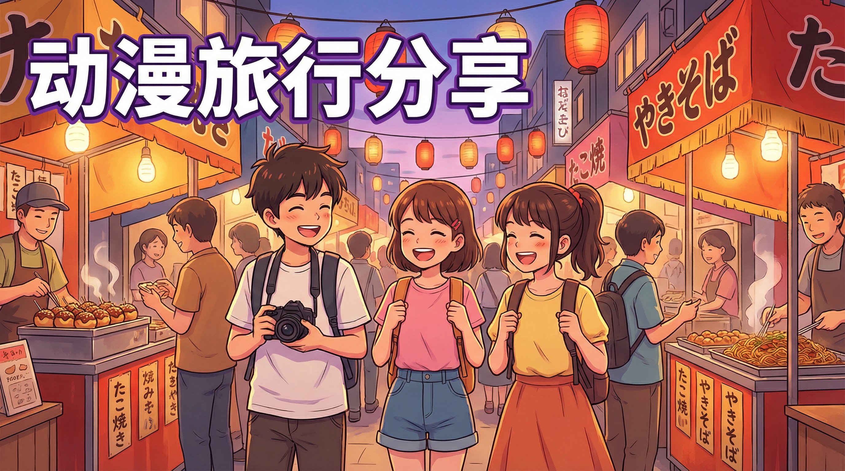 51视频动漫旅行分享-日本街头动漫演示